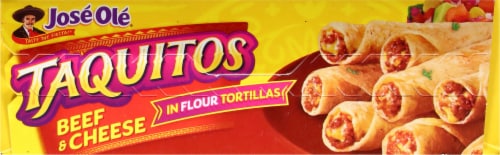 Jose Ole® Flour Tortilla Beef & Cheese Taquitos Perspective: top