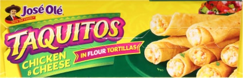 Jose Ole® Flour Tortilla Chicken & Cheese Tacquitos Perspective: top