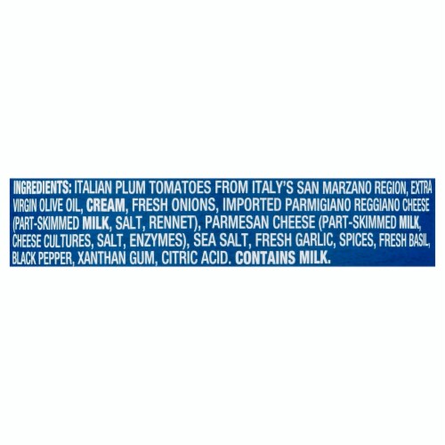 Mezzetta Artisan Ingredients Parmigiano Reggiano Marinara Perspective: top