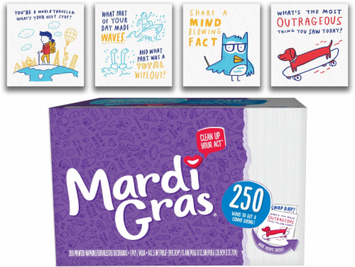 mardi gras disposable bowls