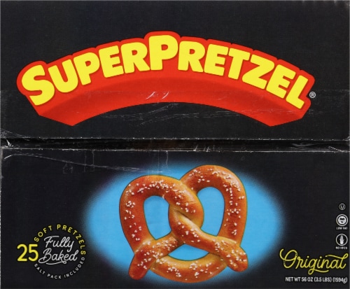 SuperPretzel Original Baked Soft Pretzels Perspective: top