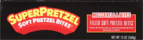 SuperPretzel Soft Pretzel Mozzarella Cheese Bites Perspective: top
