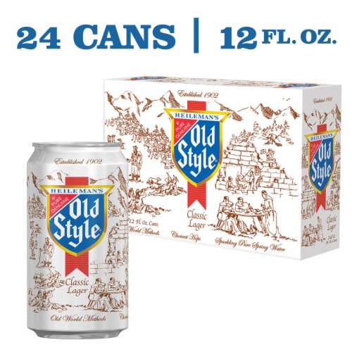 Old Style Beer American Lager Perspective: top