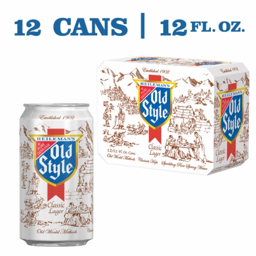 Old Style Beer American Lager Perspective: top