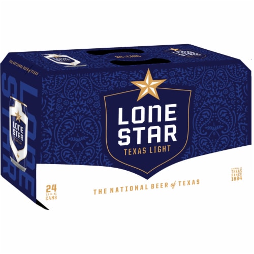 Lone Star Light Texas Lager Beer Perspective: top