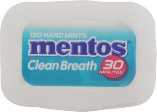 Mentos® Sugar Free Clean Breath Intense Wintergreen Hard Mints Perspective: top