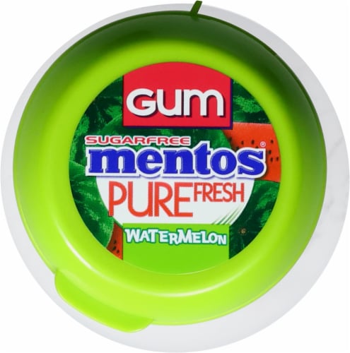 Mentos® Pure Fresh Sugar Free Watermelon Chewing Gum Perspective: top