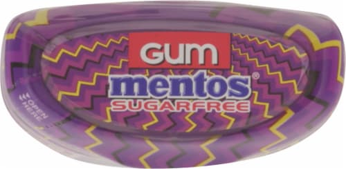 Mentos® Sugar-Free Sour Grape Gum Perspective: top
