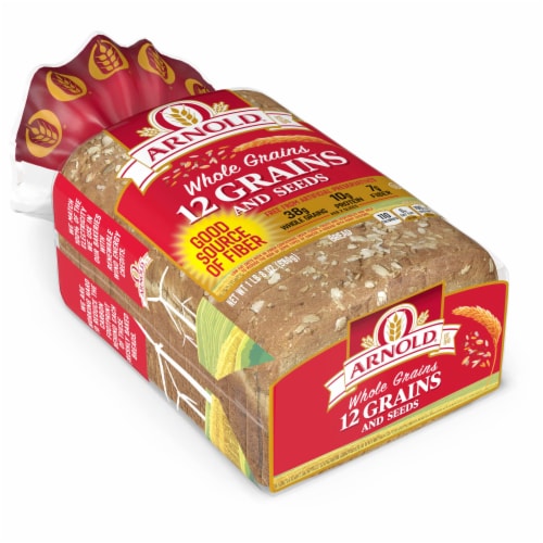 Arnold 12 Whole Grain Bread Perspective: top