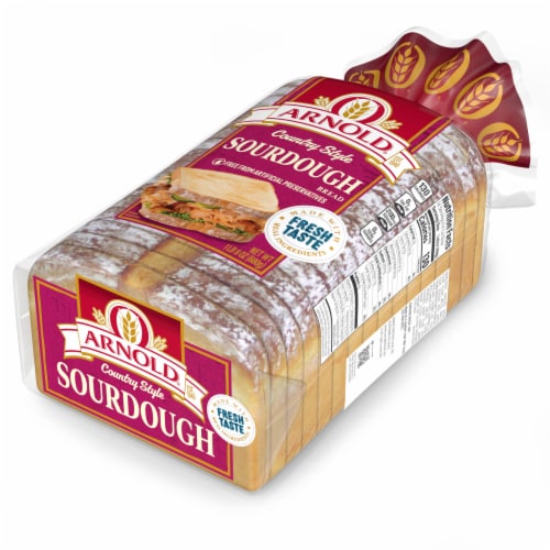 Arnold Country Style Sourdough Bread Perspective: top