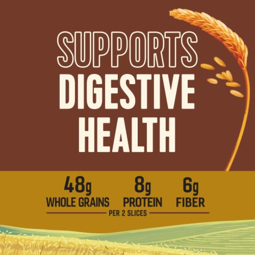 Arnold Whole Grains 100% Whole Wheat Bread Perspective: top