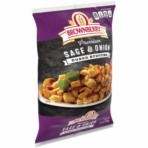 Brownberry® Cubed Sage & Onion Stuffing Perspective: top