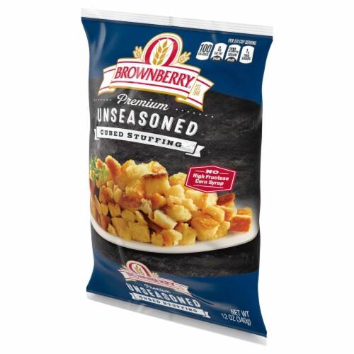 Brownberry Premium Unseasoned Cubed Stuffing Perspective: top