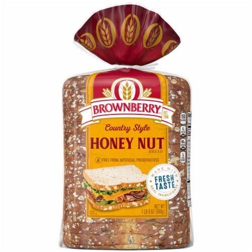 Brownberry® Country Honey Nut Bread Perspective: top