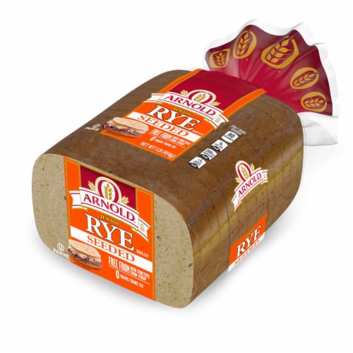 Arnold Seeded Jewish Rye Bread Perspective: top