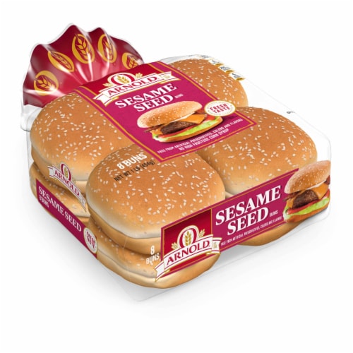 Arnold Sesame Seed Buns Perspective: top