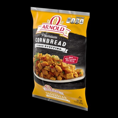Arnold Premium Cornbread Cubed Stuffing Perspective: top