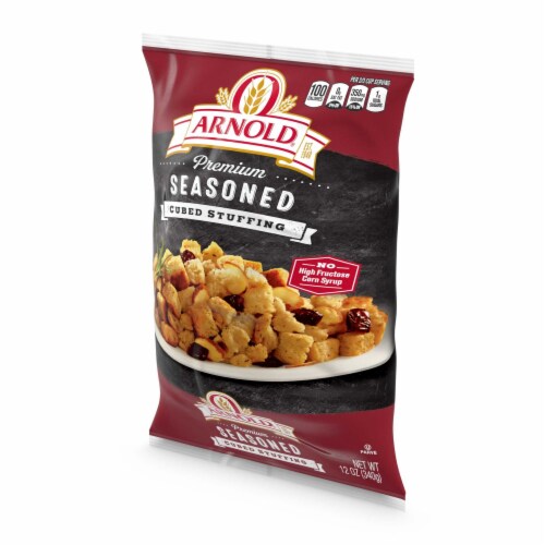 Arnold Premium Seasoned Cubed Stuffing Perspective: top