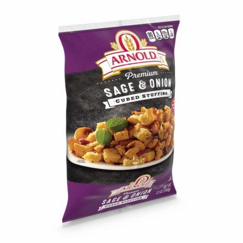 Arnold Premium Sage & Onion Cubed Stuffing Perspective: top