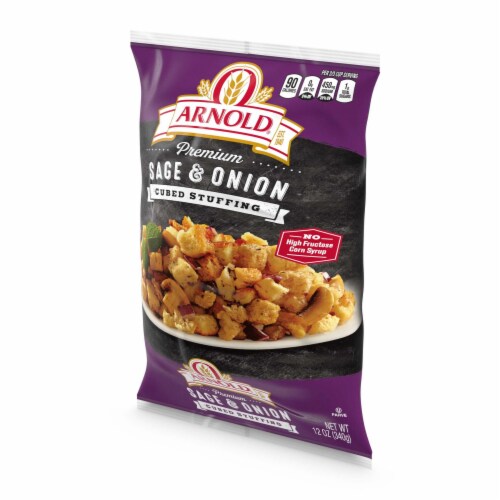 Arnold Premium Sage & Onion Cubed Stuffing Perspective: top