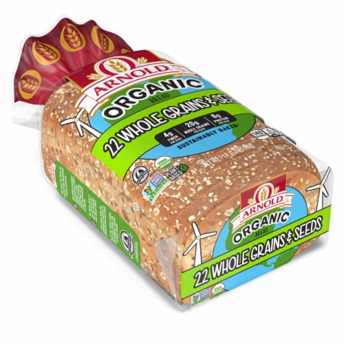 Organic 22 Grains & Seeds Bread Perspective: top