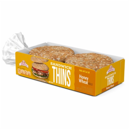 Arnold® Honey Wheat Sandwich Thins® Perspective: top