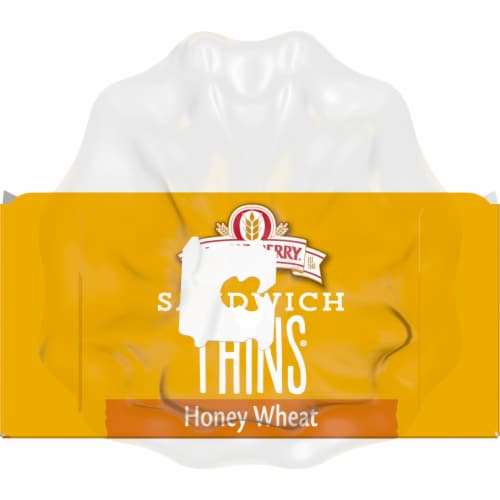Brownberry® Honey Wheat Sandwich Thins Perspective: top