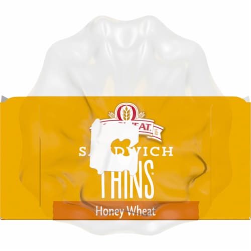 Oroweat Honey Wheat Sandwich Thins Perspective: top