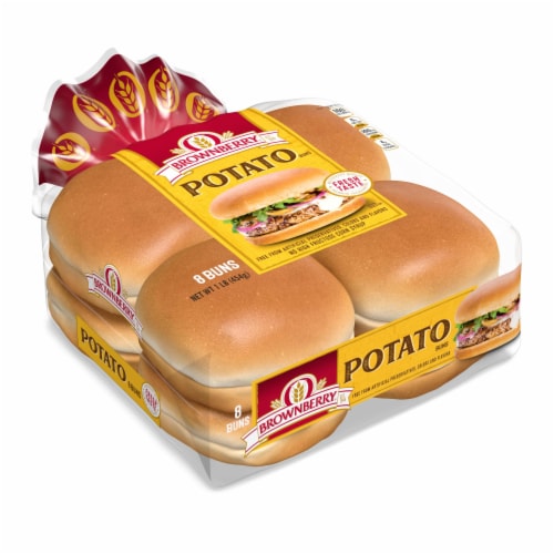 Brownberry Potato Buns Perspective: top