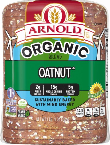 Arnold® Organic Oatnut Bread Perspective: top