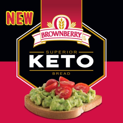 Brownberry Superior Keto Plain Bread Perspective: top