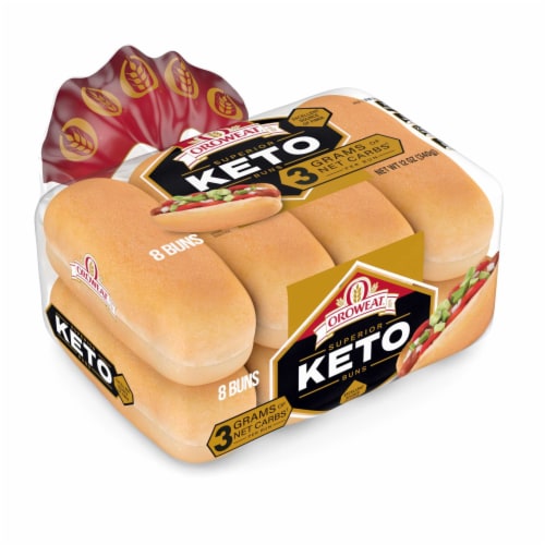 Oroweat Keto Hotdog Buns Perspective: top