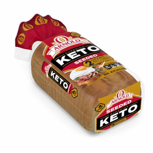 Arnold Seeded Superior Keto Bread Perspective: top