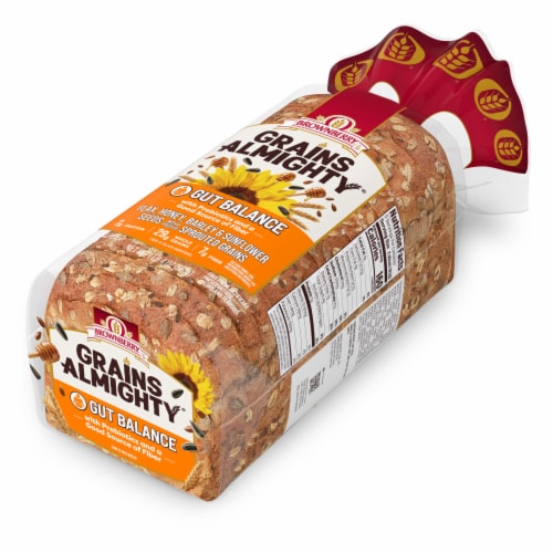 Brownberry Gut Balance Multigrain Bread Perspective: top