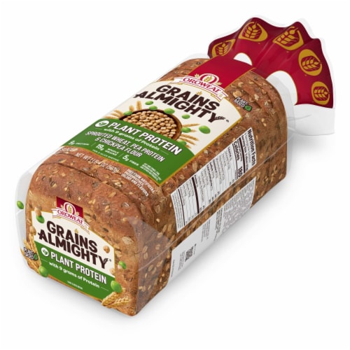 Oroweat Plant Protein Multigrain Bread Perspective: top