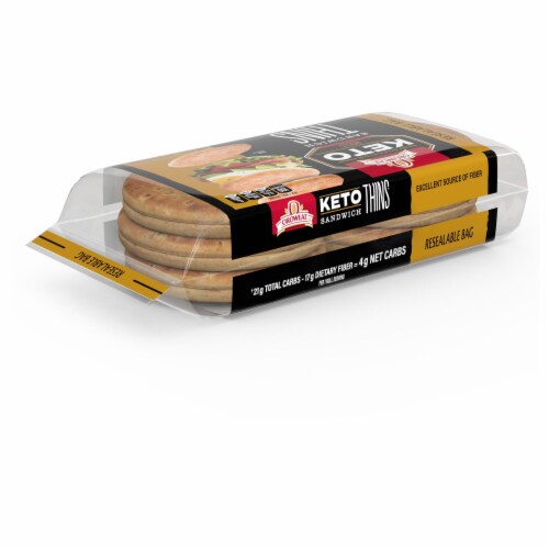 Oroweat Keto Sandwich Thins Perspective: top