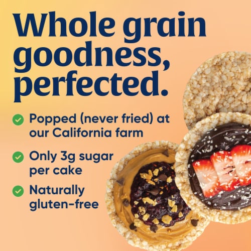 Lundberg Family Farms® Organic Cinnamon Toast Rice Cakes Perspective: top