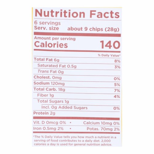 Lundberg Organic Pico De Gallo Rice Chips Perspective: top