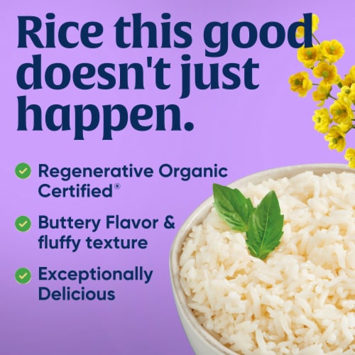 Lundberg Family Farms® Regenerative Organic Certified® Jasmine White Rice Perspective: top