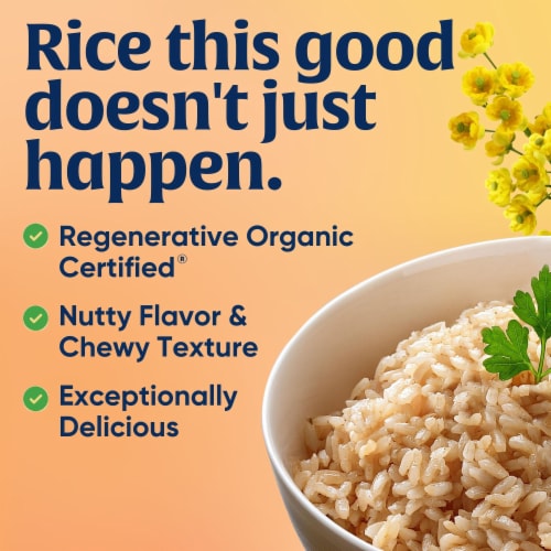Lundberg Family Farms® Regenerative Organic Certified® Short Grain Brown Rice Perspective: top