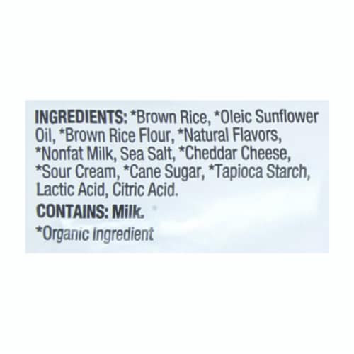 Lundberg Family Farms® Organic Gluten-Free White Cheddar Rice Cake Minis Perspective: top