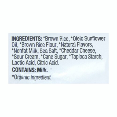 Lundberg Family Farms® Organic Gluten-Free White Cheddar Rice Cake Minis Perspective: top
