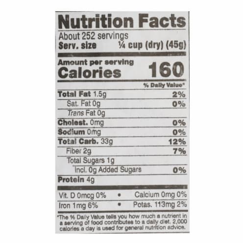 Lundberg Family Farms® California Brown Basmati Rice Perspective: top