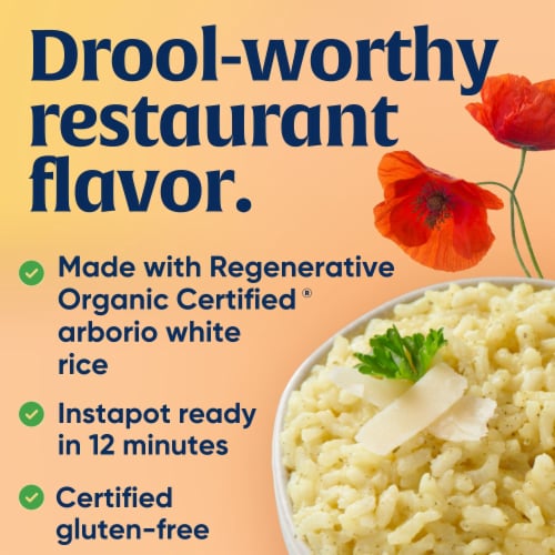 Lundberg Family Farms® Organic Long Grain Yellow Rice & Seasoning Mix Perspective: top