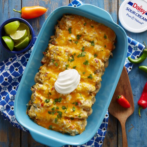 Daisy Pure and Natural Light Sour Cream Perspective: top