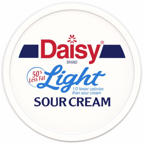 Daisy Pure and Natural Light Sour Cream Perspective: top
