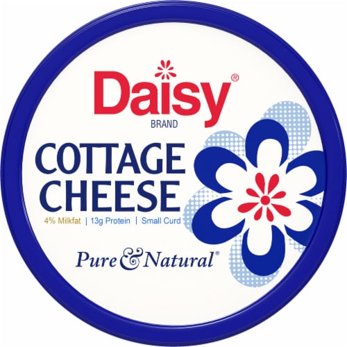Daisy Pure and Natural 4% Cottage Cheese Perspective: top