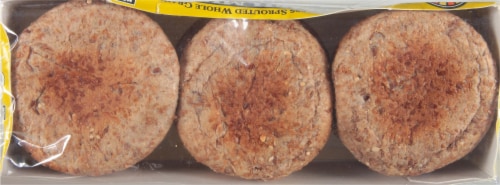 Food For Life Flax Ezekiel English Muffins Perspective: top
