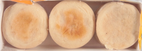 Food for Life Brown Rice English Muffins Perspective: top