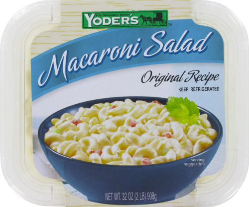 Yoder's Original Recipe Macaroni Salad Perspective: top